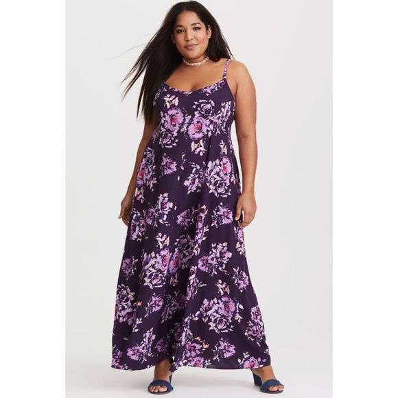 torrid Dresses & Skirts - Torrid Maxi Spaghetti Trapeze Sun Dress